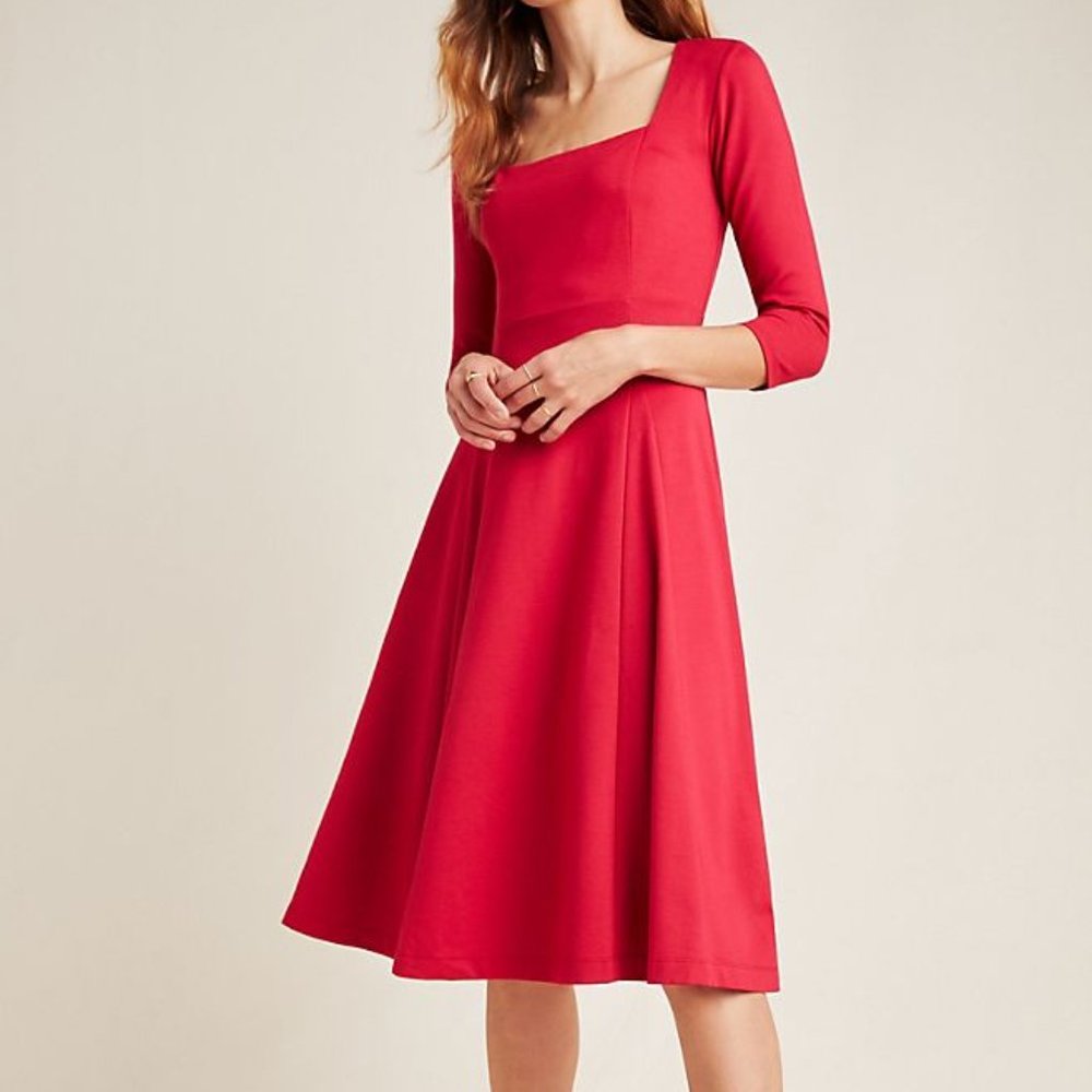 Long sleeved Anthropologie dress (Maeve)